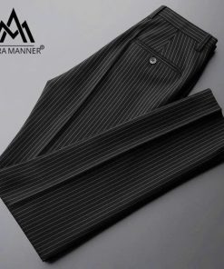 QUẦN ÂU SỌC ĐEN-AA110